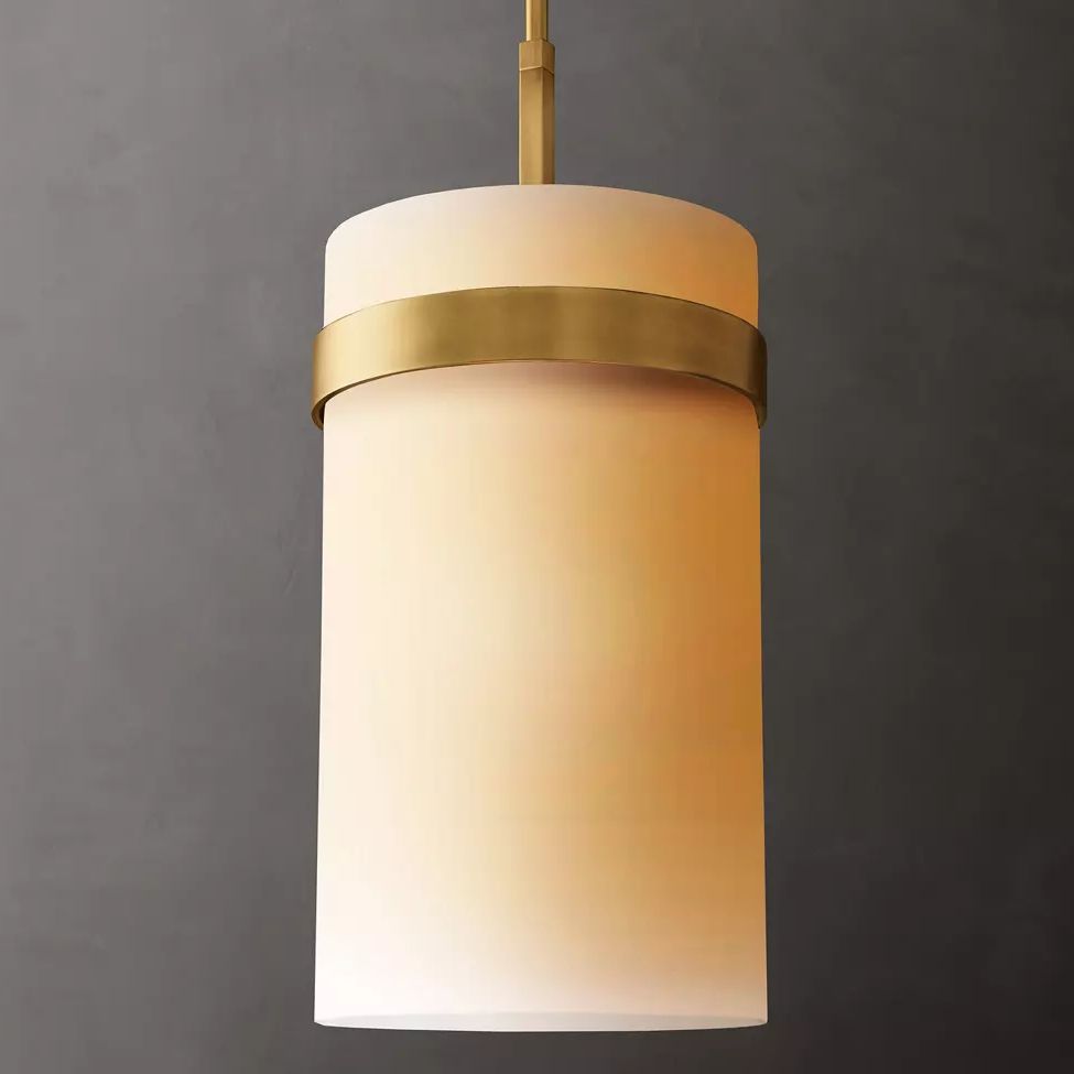 Ravelle Milk Glass Pendant Light