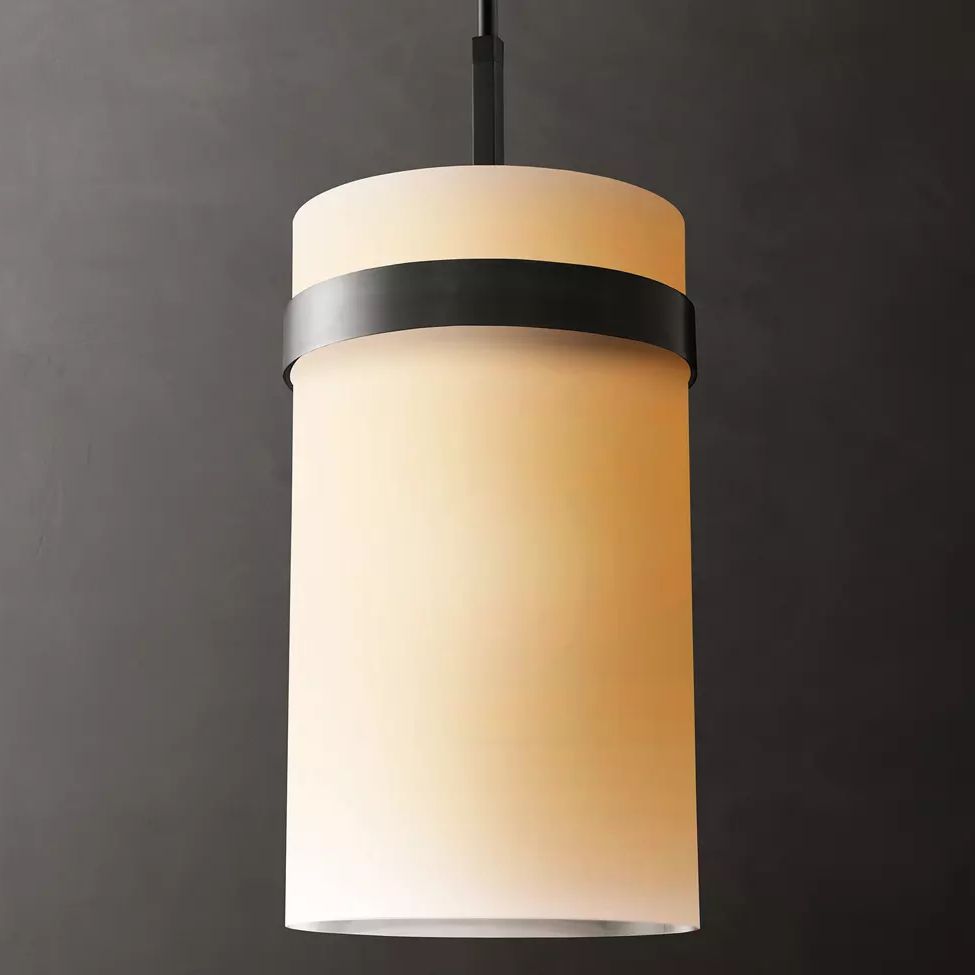 Ravelle Milk Glass Pendant Light
