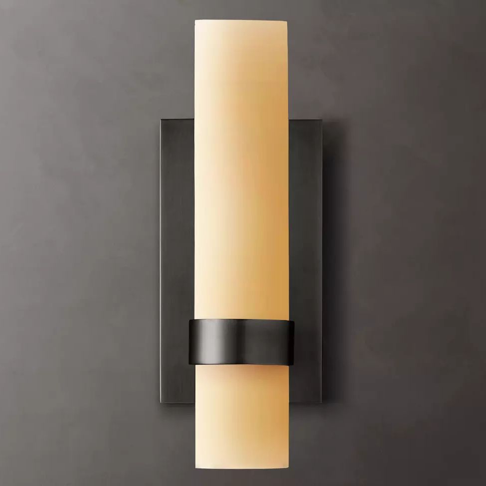 Ravelle Milk Glass Wall Sconce