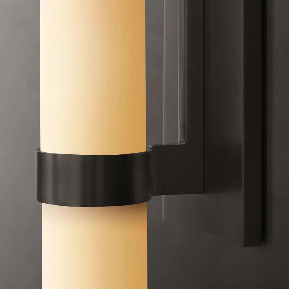 Ravelle Milk Glass Wall Sconce