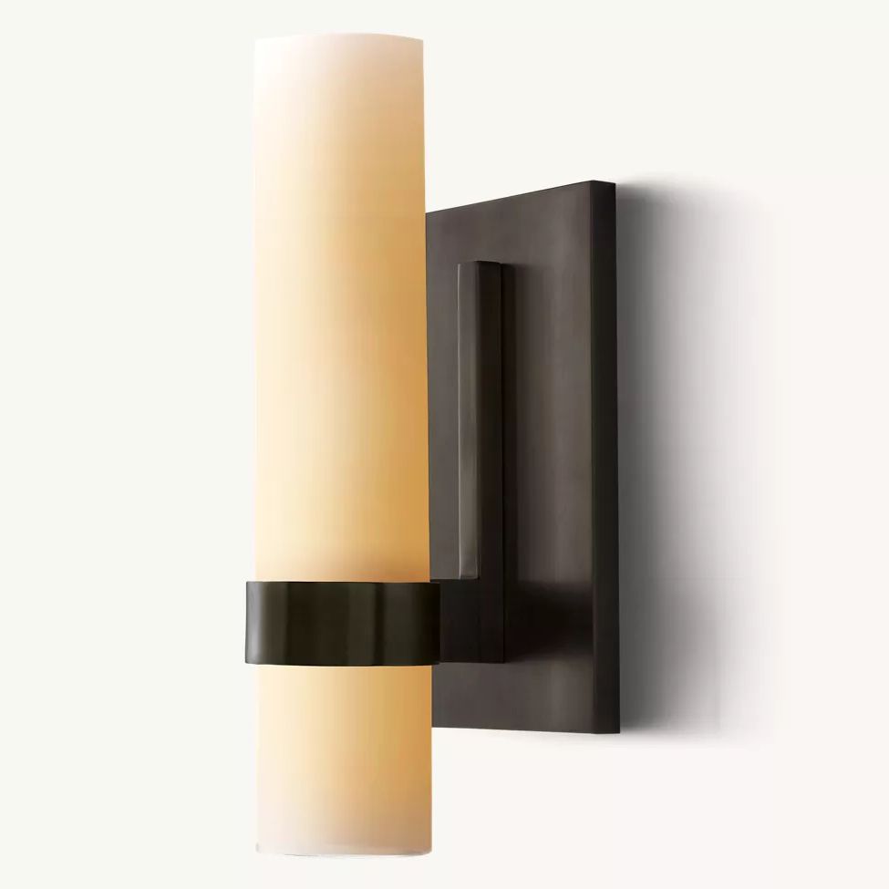 Ravelle Milk Glass Wall Sconce
