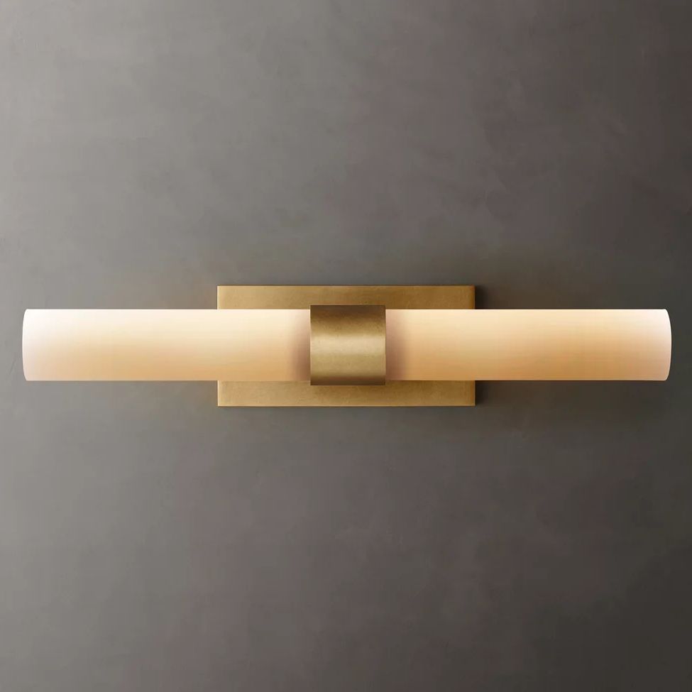 Ravelle Milk Glass Linear Wall Sconce