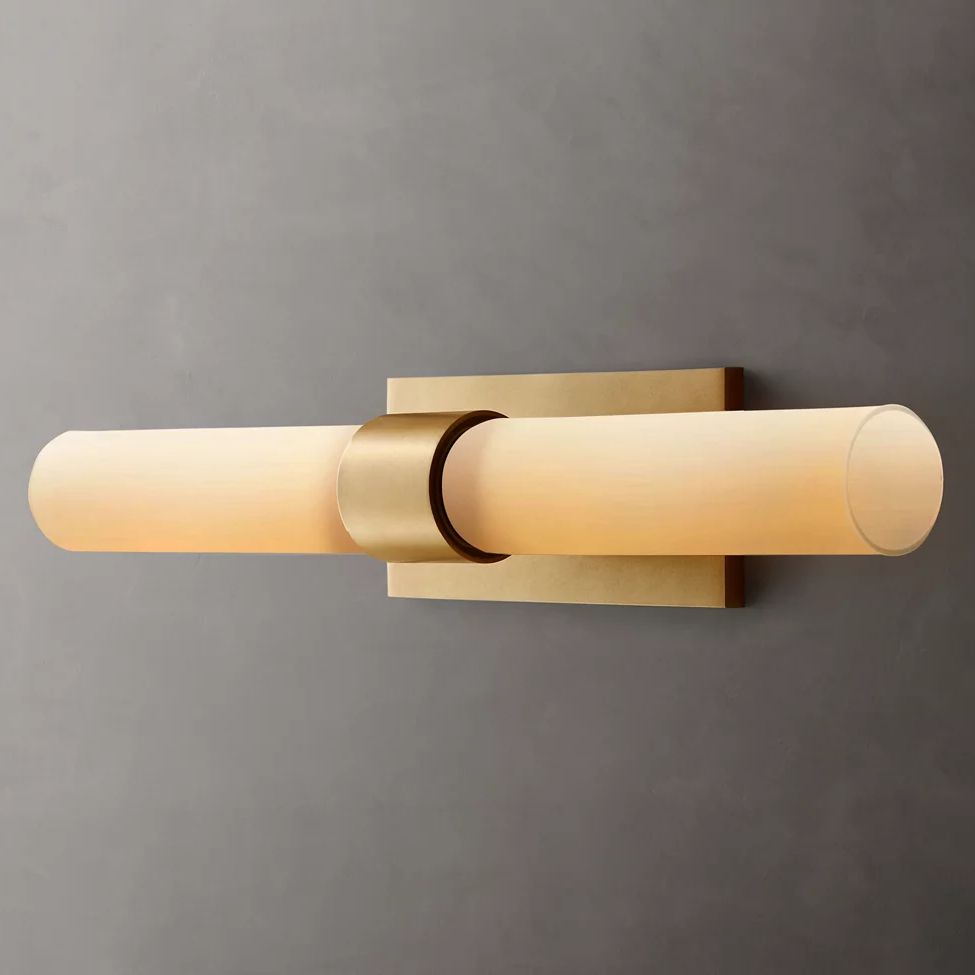 Ravelle Milk Glass Linear Wall Sconce
