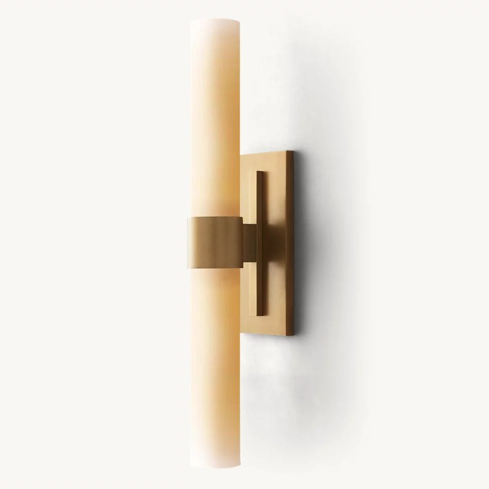 Ravelle Milk Glass Linear Wall Sconce