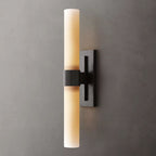 Ravelle Milk Glass Linear Wall Sconce
