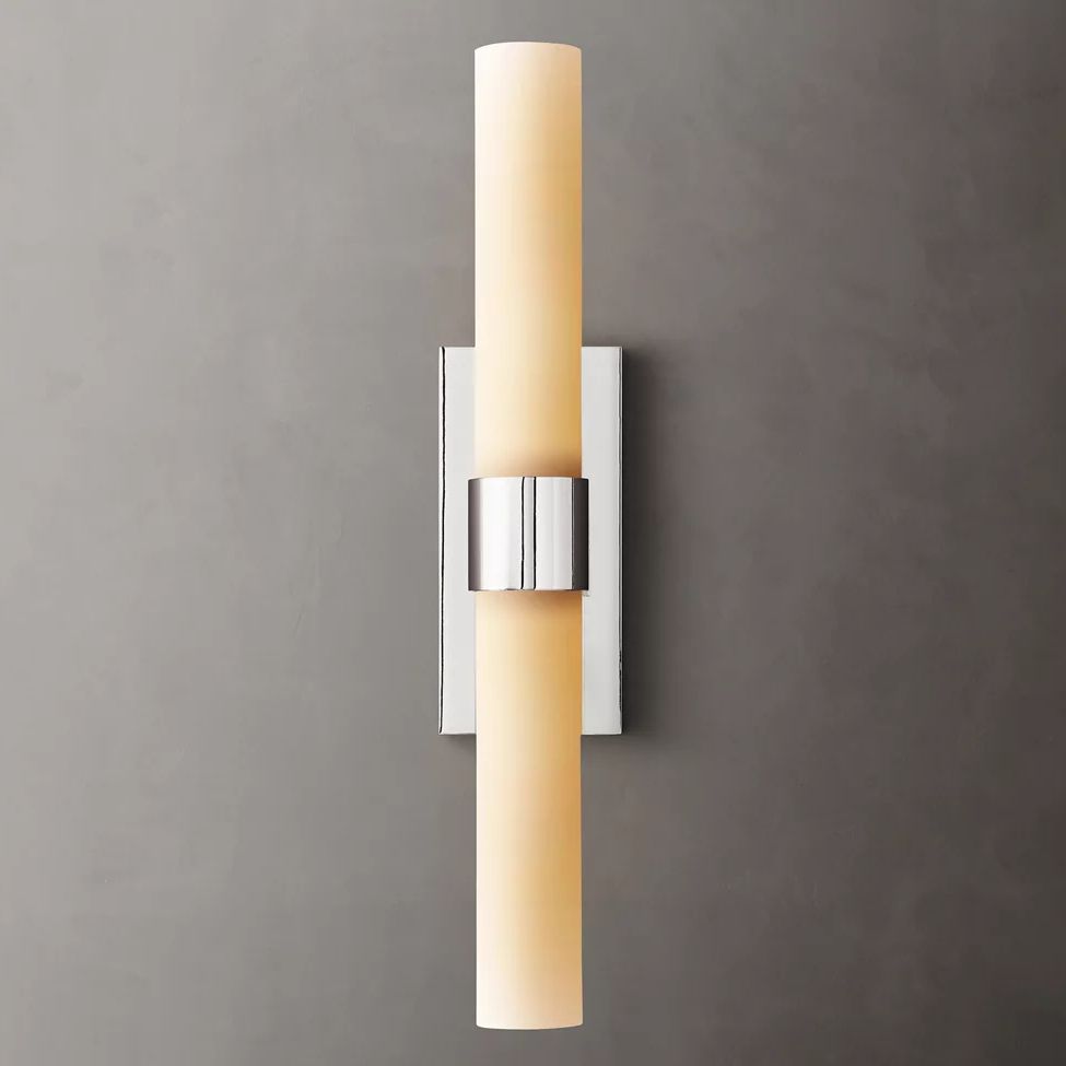 Ravelle Milk Glass Linear Wall Sconce