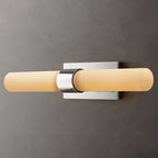 Ravelle Milk Glass Linear Wall Sconce