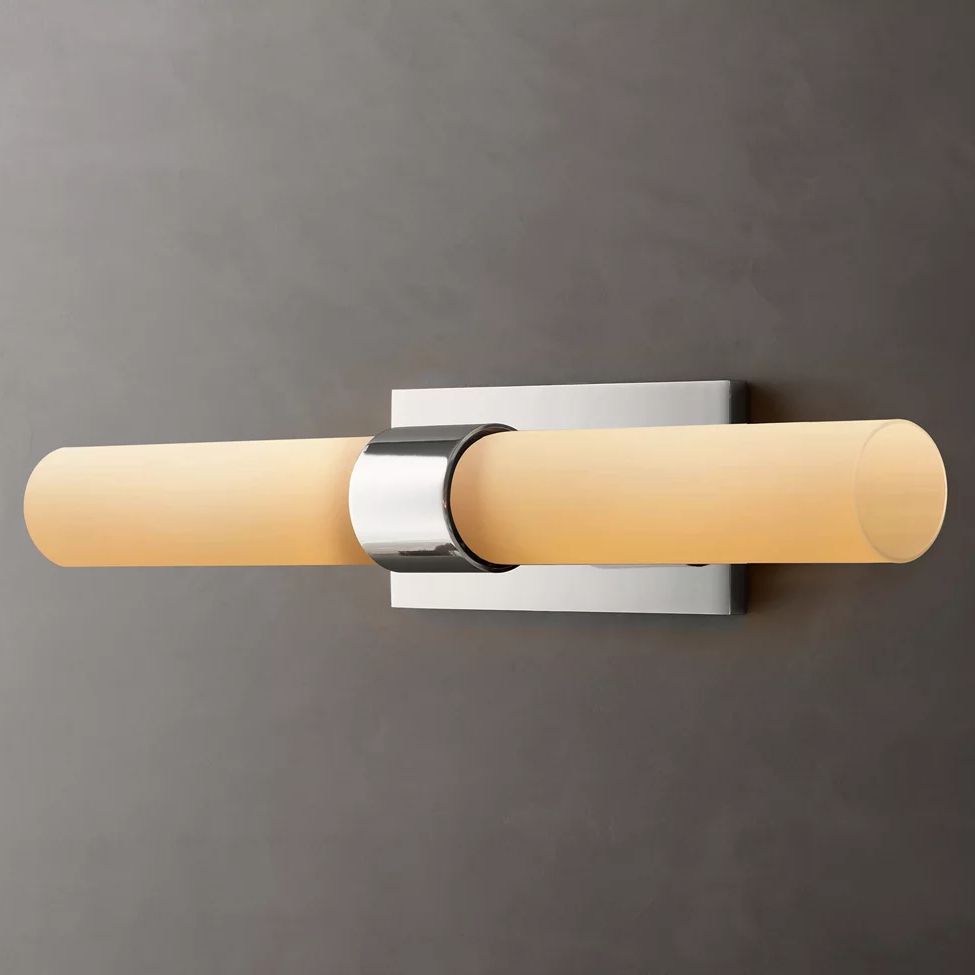 Ravelle Milk Glass Linear Wall Sconce