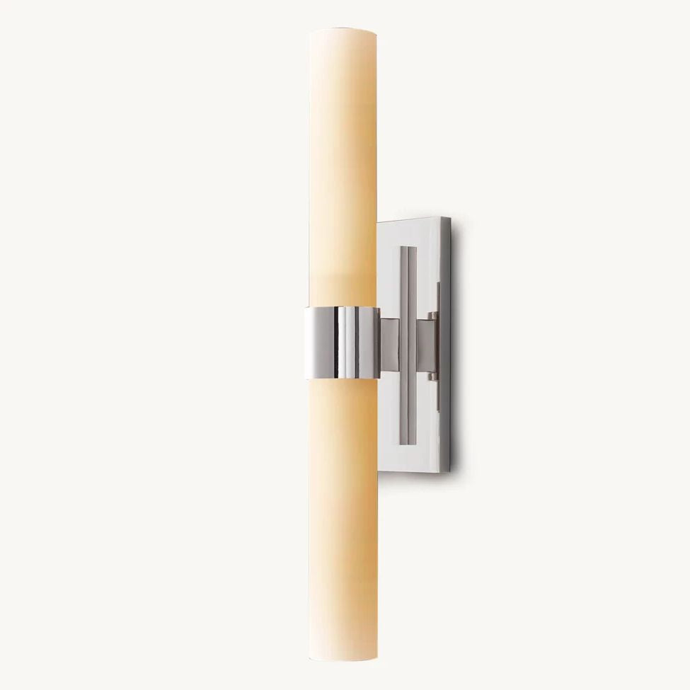 Ravelle Milk Glass Linear Wall Sconce