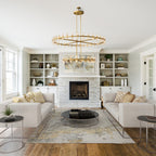 Arcachon Gear Crystal Two-Tier Round Chandelier 60"