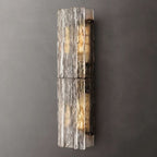 Lattice Module Glass Double Wall Sconce