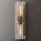 Lattice Module Glass Double Wall Sconce