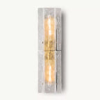 Lattice Module Glass Double Wall Sconce