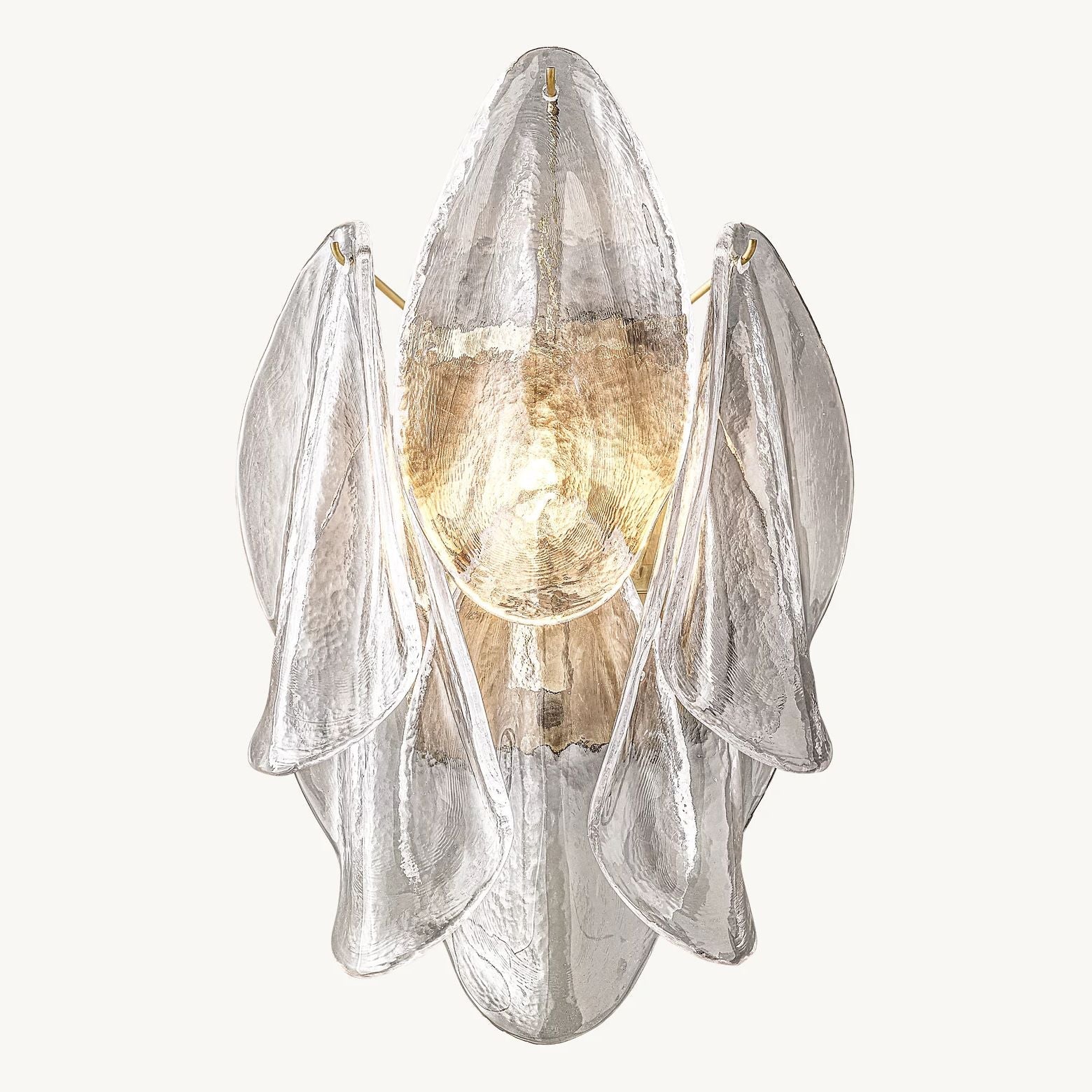 Petalia Stacked Glass Wall Sconce