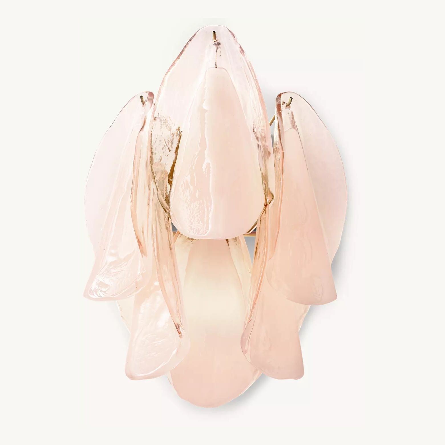 Petalia Stacked Glass Wall Sconce