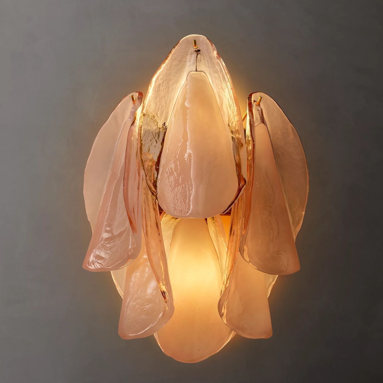 Petalia Stacked Glass Wall Sconce