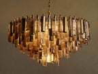 Neve Rhythm Column Round Chandelier