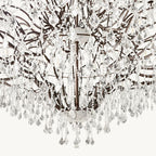 Rococo Vintage Crystal Round Chandelier 101"