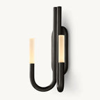 Rousselin Midcentury Sleek Double Wall Sconce