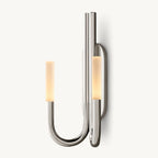 Rousselin Midcentury Sleek Double Wall Sconce