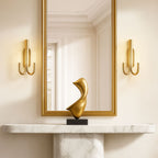 Rousselin Midcentury Sleek Double Wall Sconce