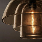 Blom Layered Glass Cloche Pendant Light
