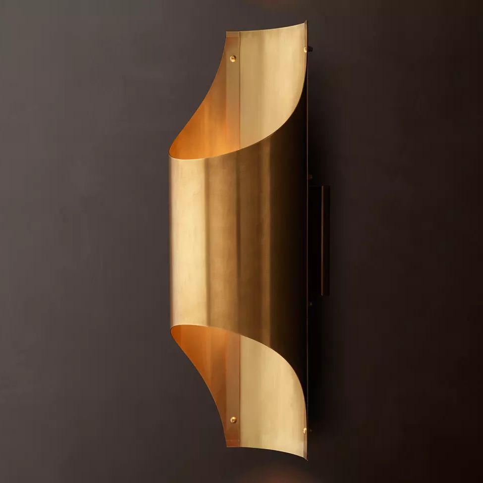 Cathedral Layered Curve Wall Sconce