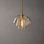Blom Layered Glass Cloche Pendant Light