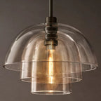 Blom Layered Glass Cloche Pendant Light