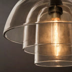 Blom Layered Glass Cloche Pendant Light