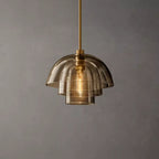 Blom Layered Glass Cloche Pendant Light