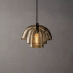 Blom Layered Glass Cloche Pendant Light