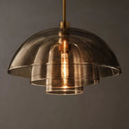 Blom Layered Glass Cloche Pendant Light