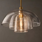 Blom Layered Glass Cloche Pendant Light