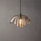 Blom Layered Glass Cloche Pendant Light