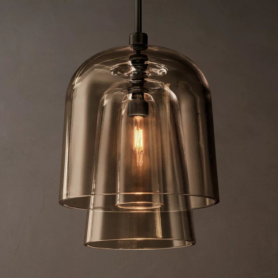 Blom Layered Glass Flute Pendant Light