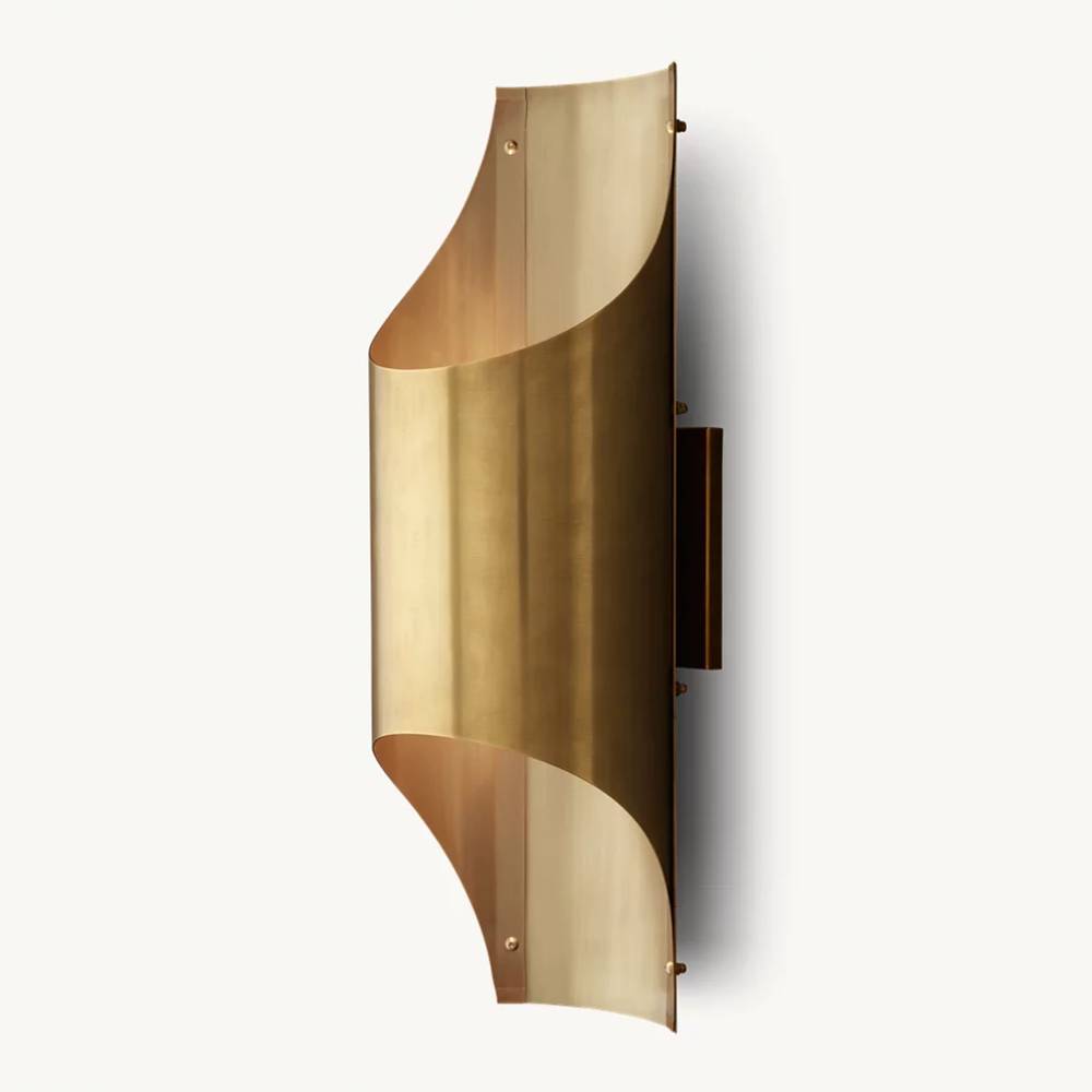 Cathedral Layered Curve Wall Sconce