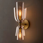 Blom Layered Glass Grand Flute Wall Sconce