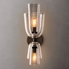 Blom Layered Glass Grand Flute Wall Sconce