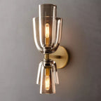 Blom Layered Glass Grand Flute Wall Sconce