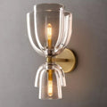 Blom Layered Glass Grand Cloche Wall Sconce