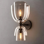 Blom Layered Glass Grand Cloche Wall Sconce