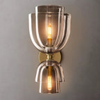 Blom Layered Glass Grand Cloche Wall Sconce
