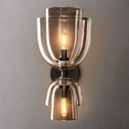 Blom Layered Glass Grand Cloche Wall Sconce