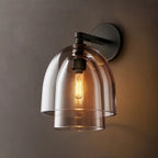 Blom Layered Glass Cloche Wall Sconce