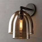 Blom Layered Glass Cloche Wall Sconce