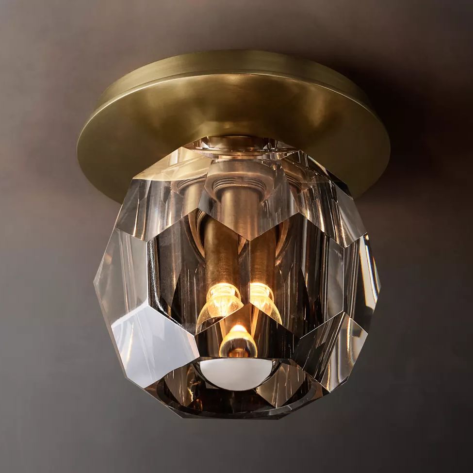 Boule De Radiant Crystal Flush Mount 6"