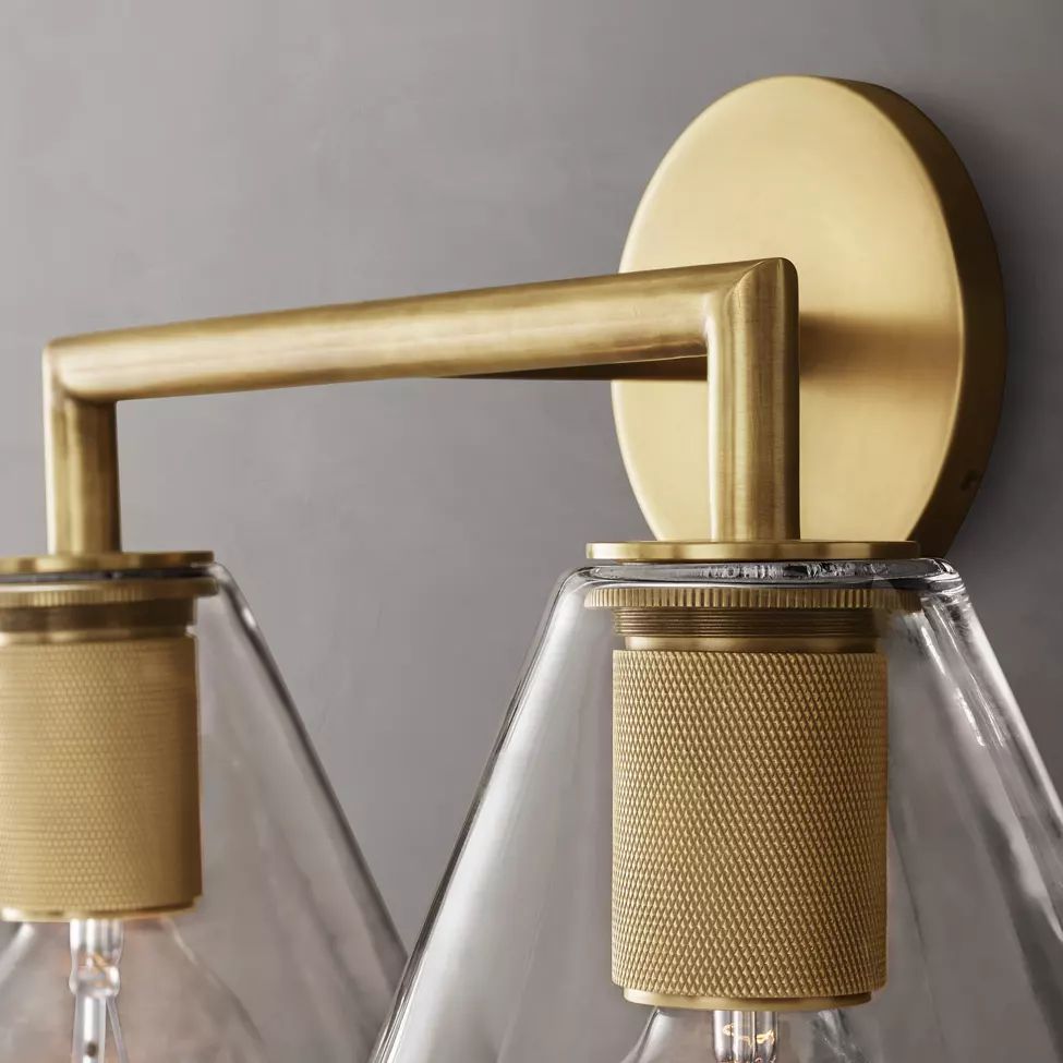Utilitaire Funnel Shade Double Wall Sconce