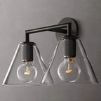 Utilitaire Funnel Shade Double Wall Sconce