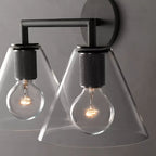 Utilitaire Funnel Shade Double Wall Sconce